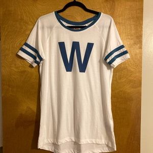 NWOT Chicago Cubs W baseball tee for women, size L (Red Jacket)